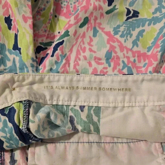 Lily Pulitzer The Buttercup Shorts With Scalloped Edge Size 14 - Picture 10 of 11